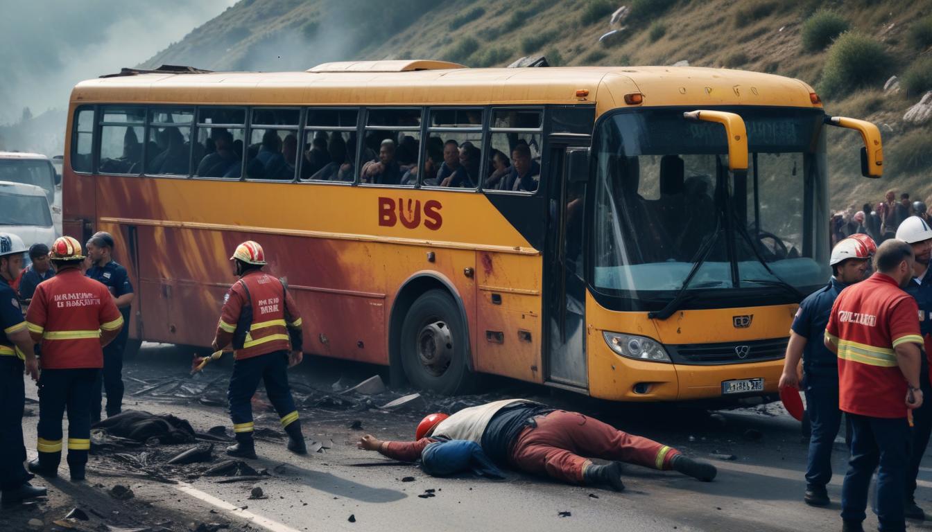 Tunceli'de Yolcu Otobüsü Kaza Yaptı: Yaralılar Var!